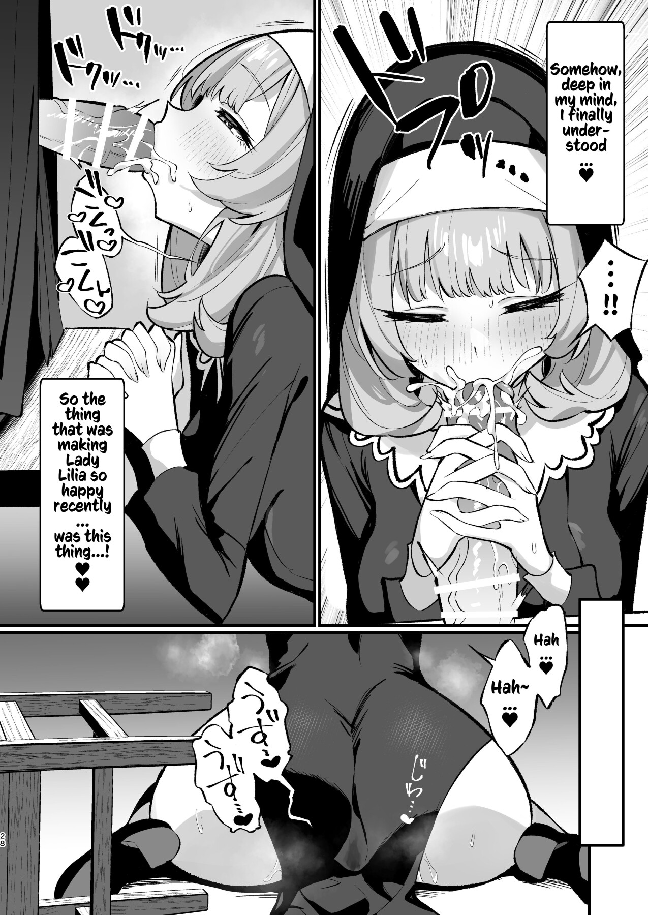 Hentai Manga Comic-A Sister's Absolute Defeat: Until an Innocent Nun Enters Heat and Indulges in Passionate Mating Sex-Read-27